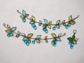 Berry short garland & charm