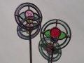 丸窓 Stained glass garden pick